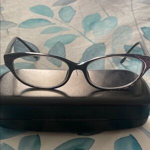 Beautiful glittery cat eye glasses